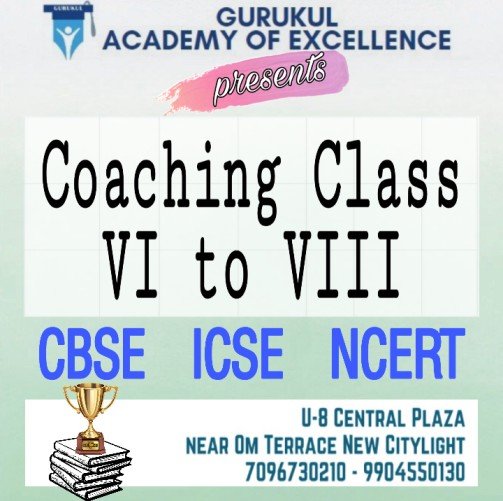 Coaching Class VI to VIII