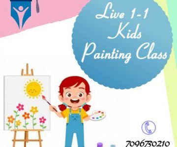 Live 1-1 Kids Painting Class